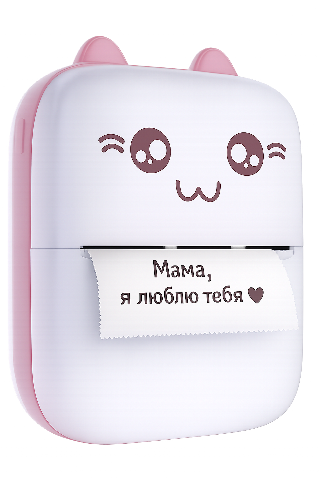 Принтик печатает: Мама, я люблю тебя