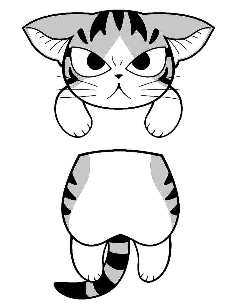 Стилизованный рисунок кота Чи.